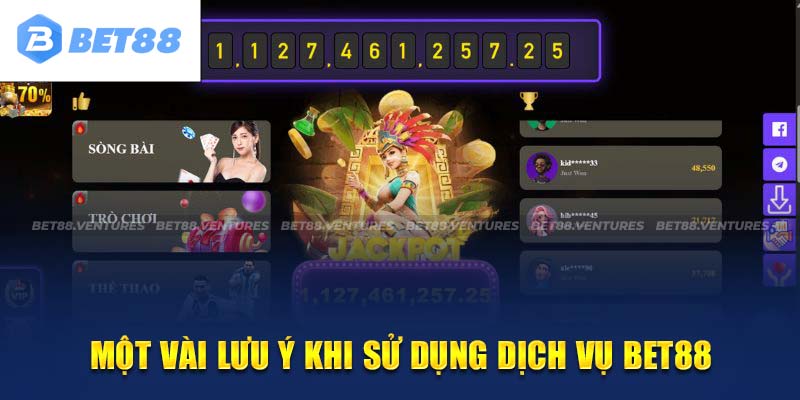 Những lưu ý khi cá cược tại BET88